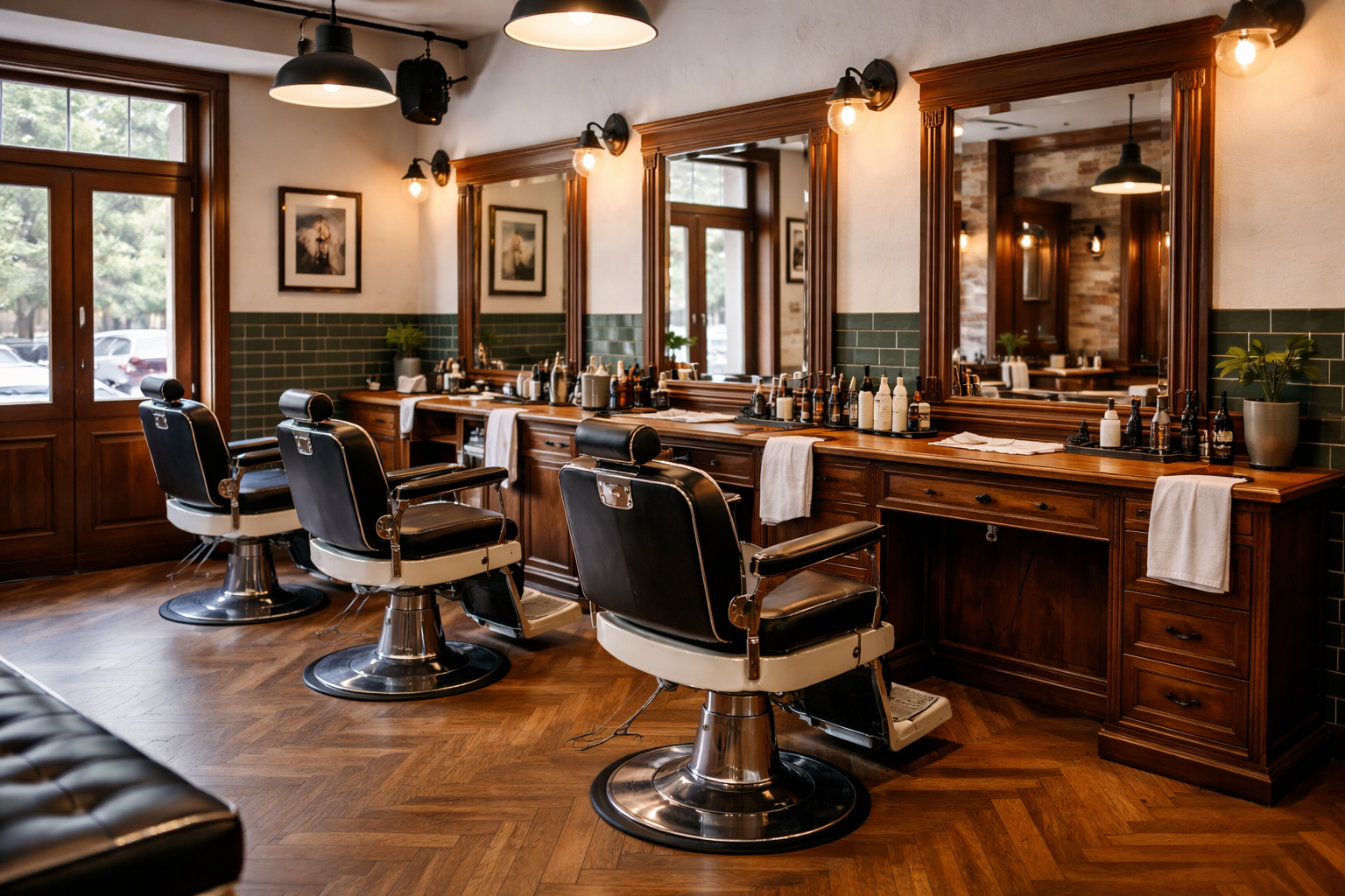 Legacy Barbershop Interior